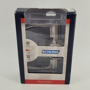 Schlage Avila Keyed Entry Door Lever Set OS Satin Nickel F51 V VLA 619 Security